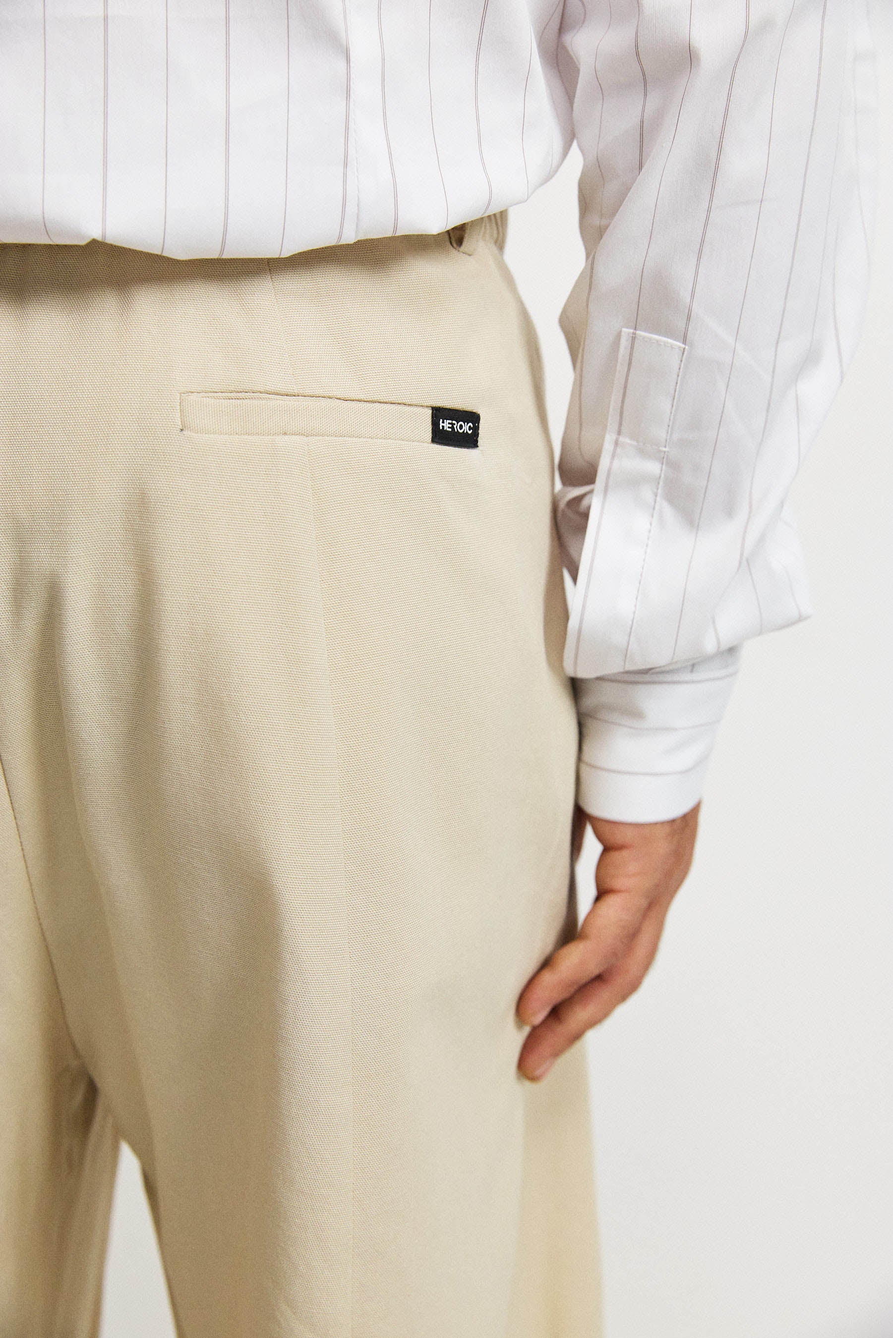 מכנסי ג׳סמין דריל גבר אבן