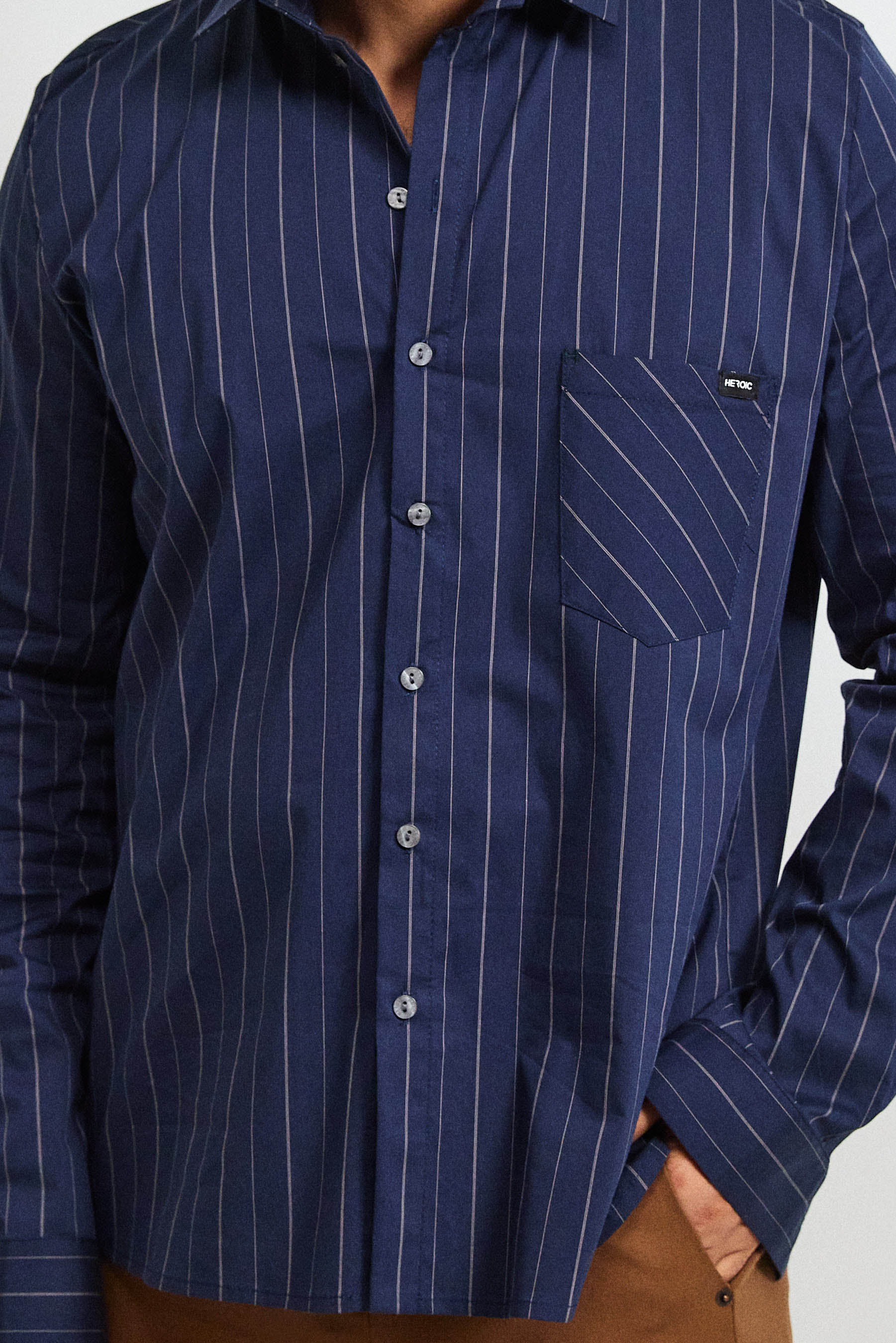 חולצת קאי גבר פסים נייבי