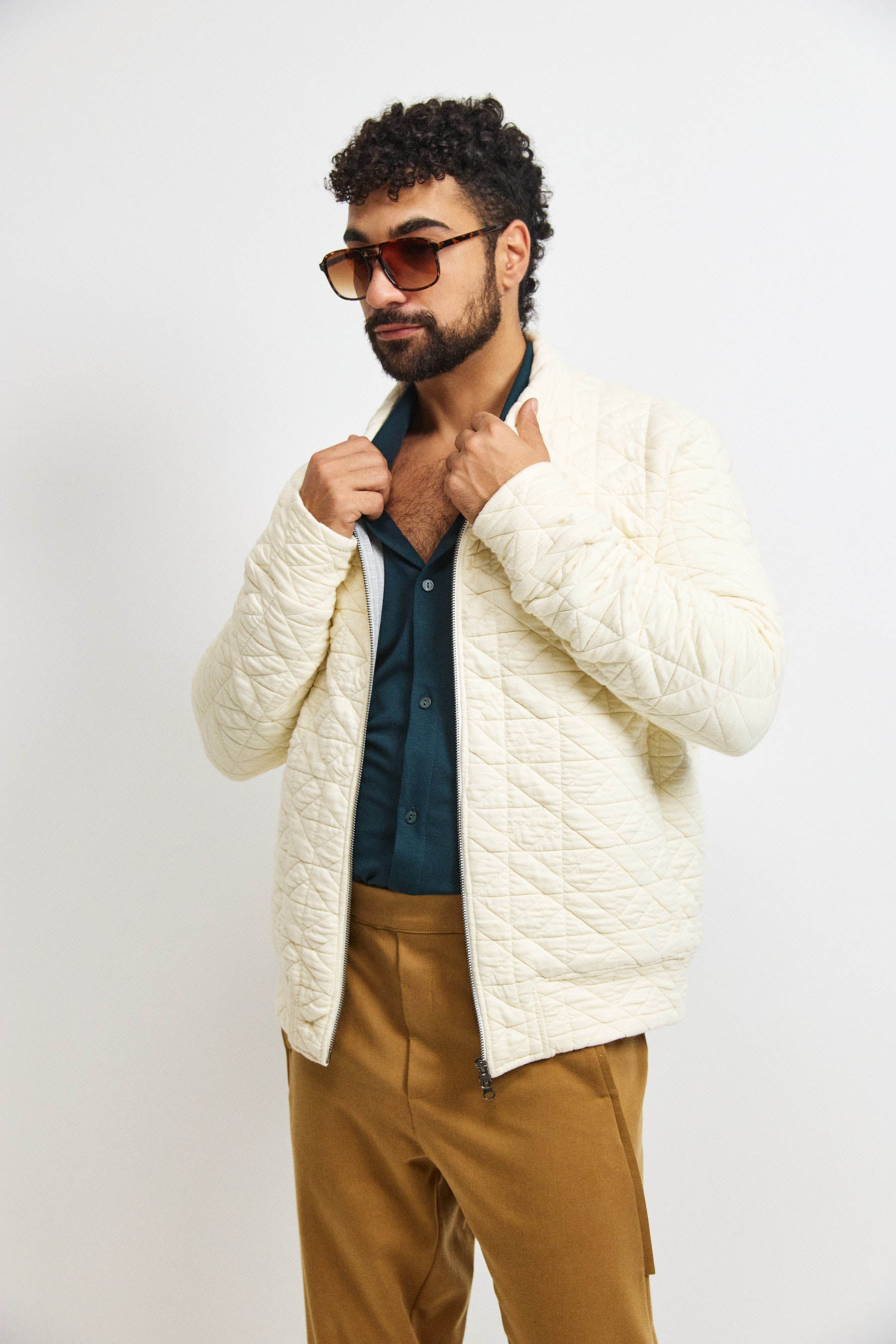 ג'קט קנדי גבר קרם