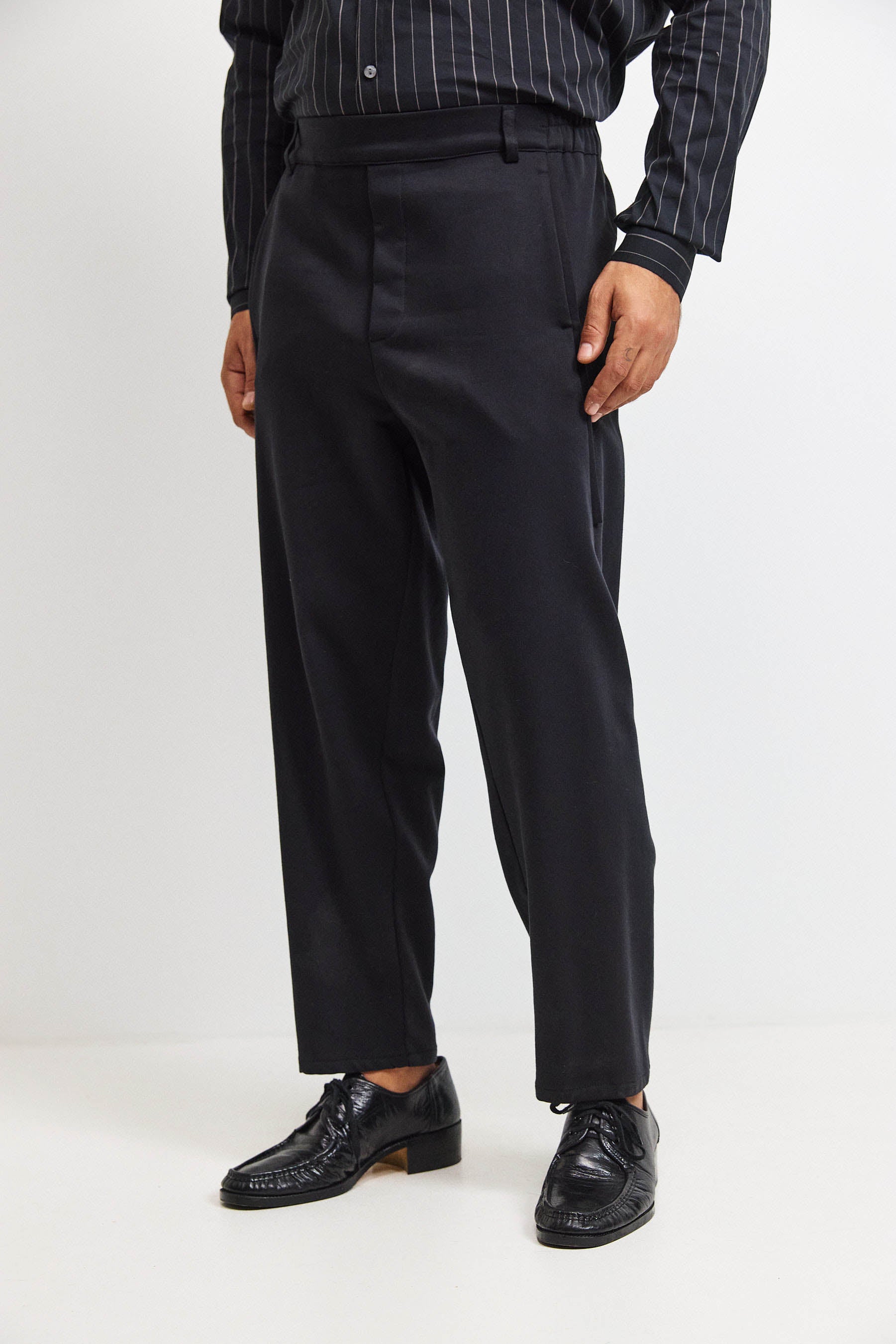 מכנסי מקס קומפורט גבר שחור