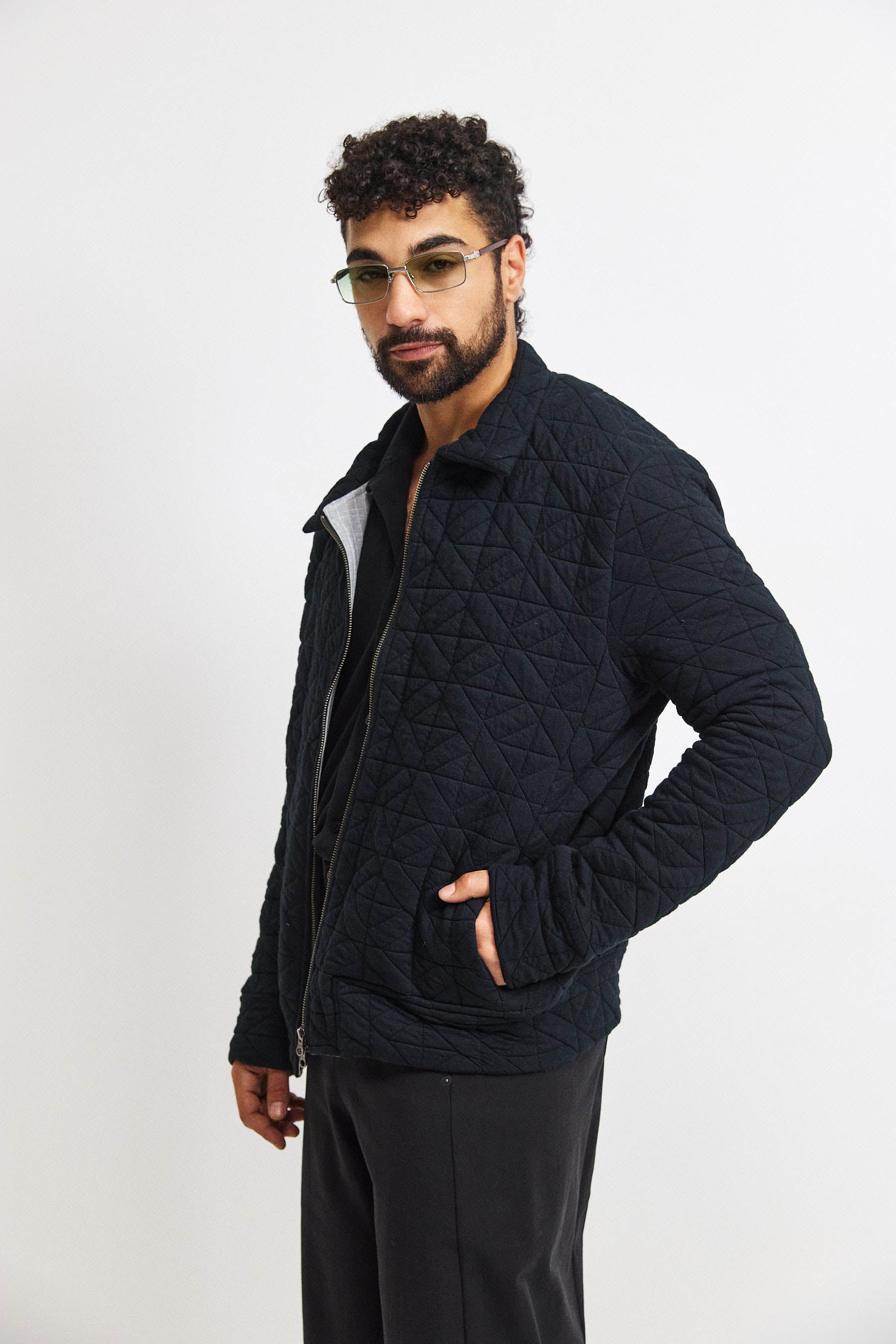 ג'קט קנדי גבר שחור