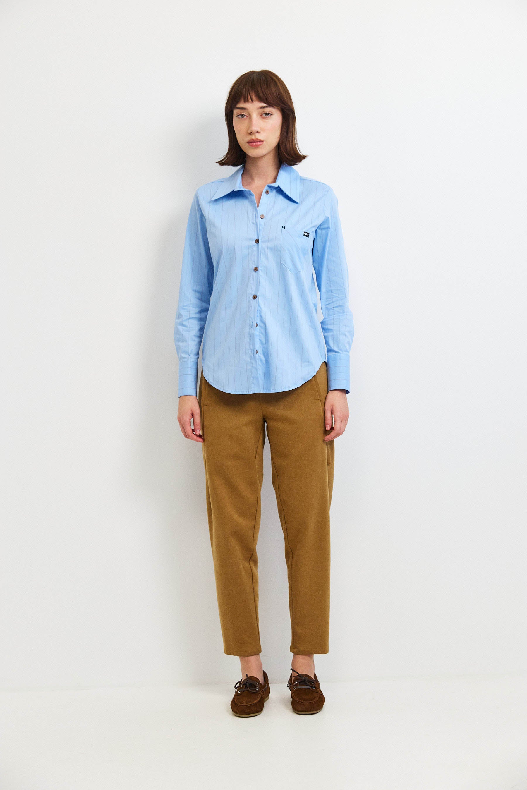 חולצת קאי פסים תכלת