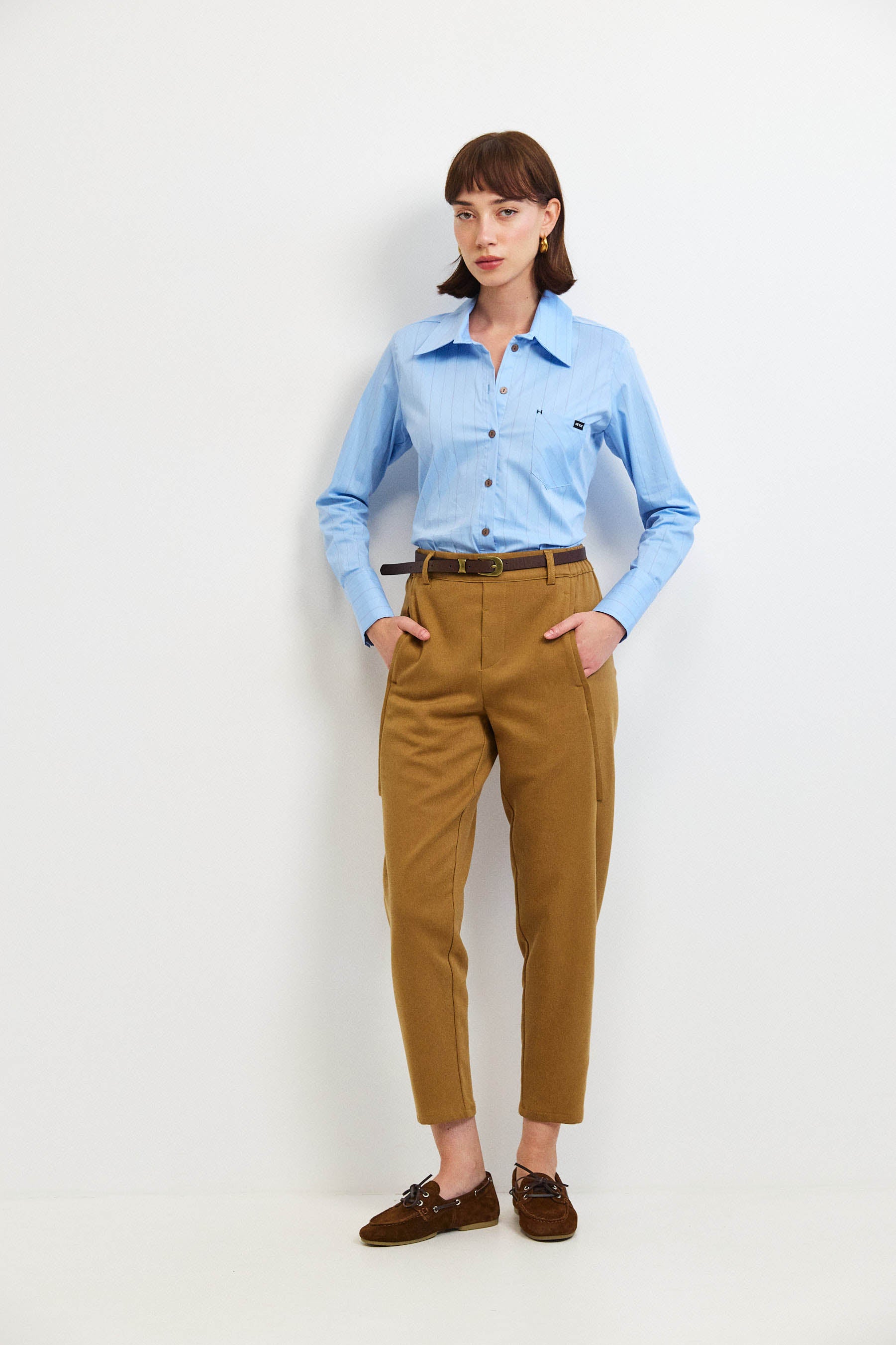 מכנסי מקס קומפורט קאמל