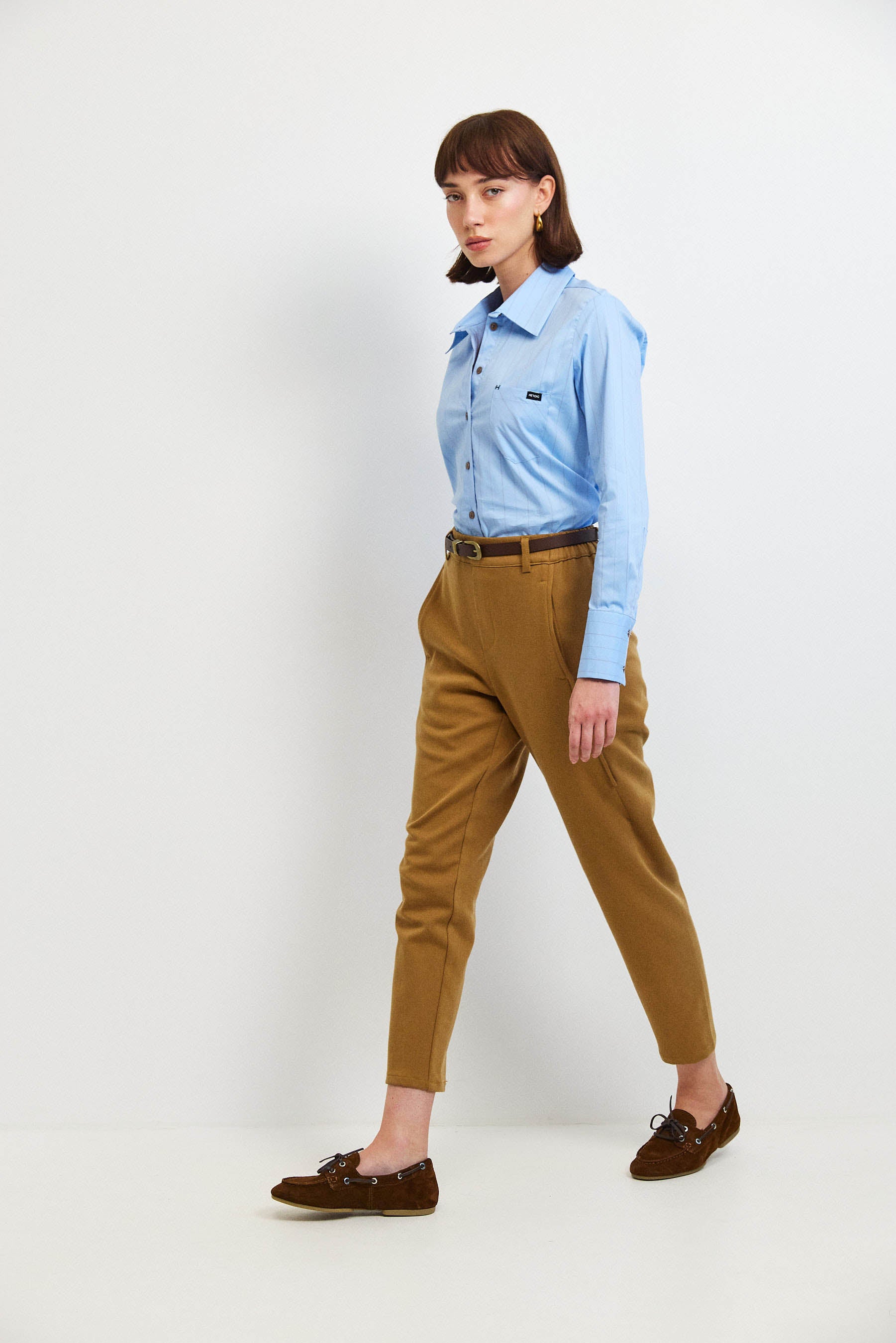 מכנסי מקס קומפורט קאמל