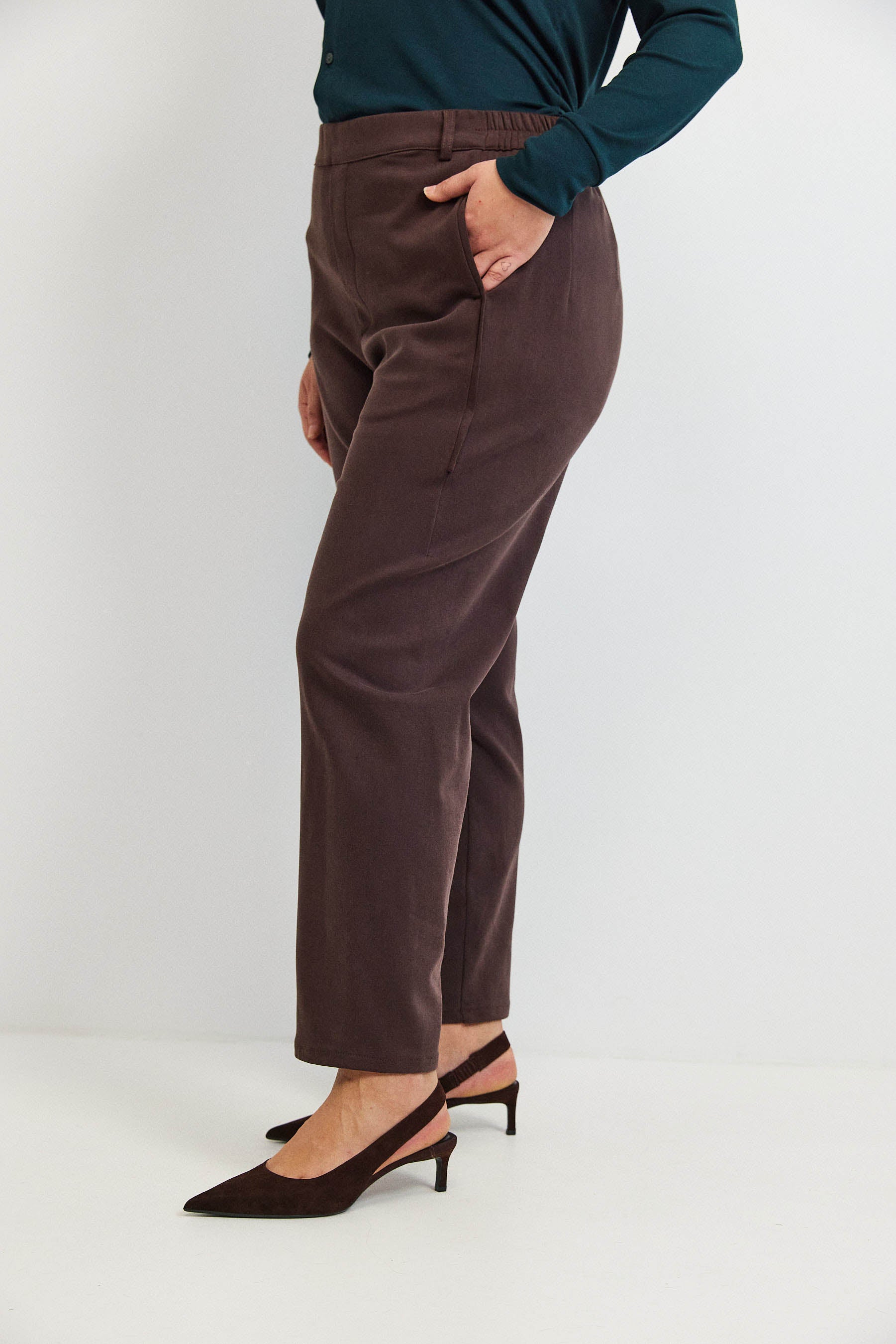 מכנסי מקס קומפורט חום