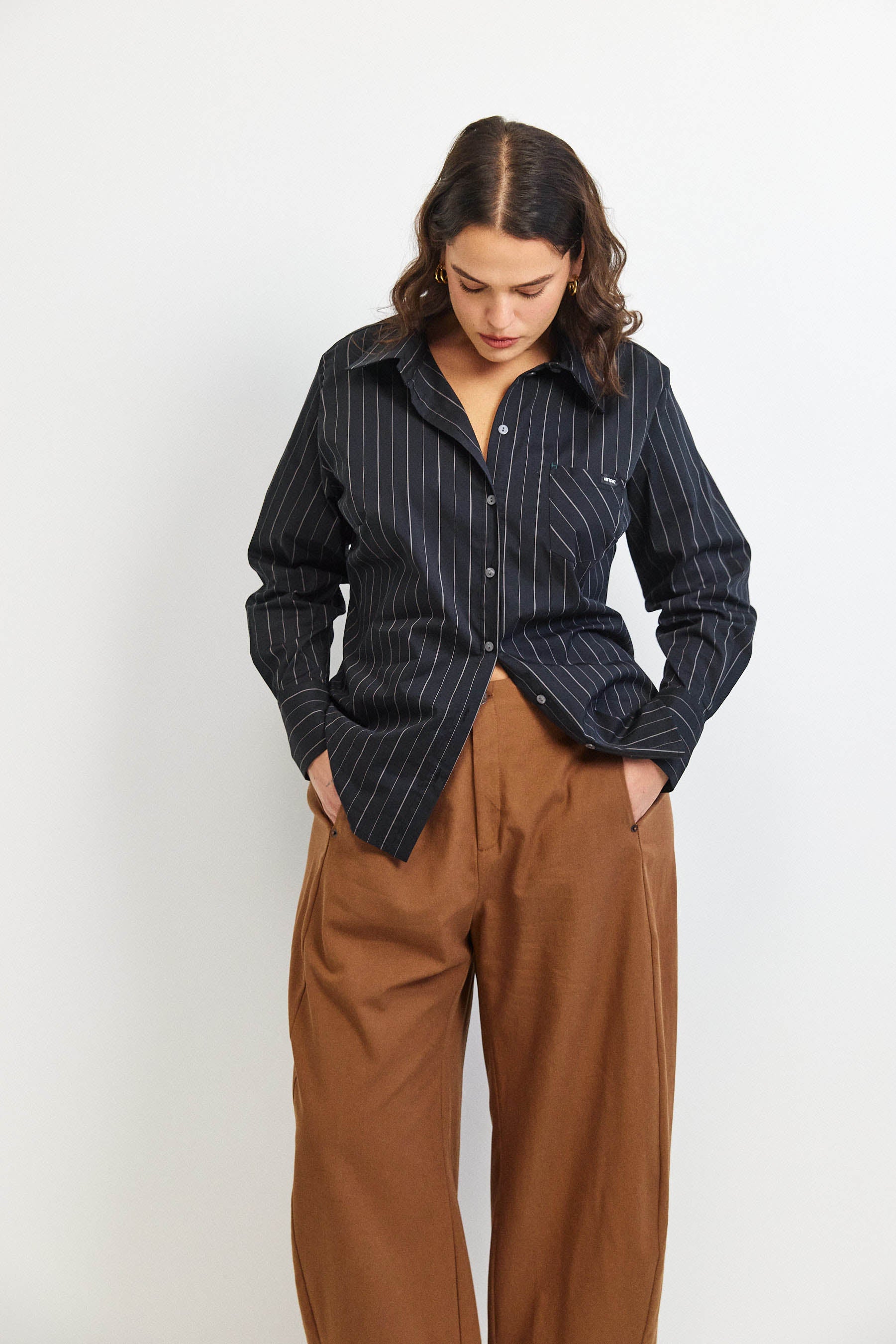 חולצת קאי פסים שחור