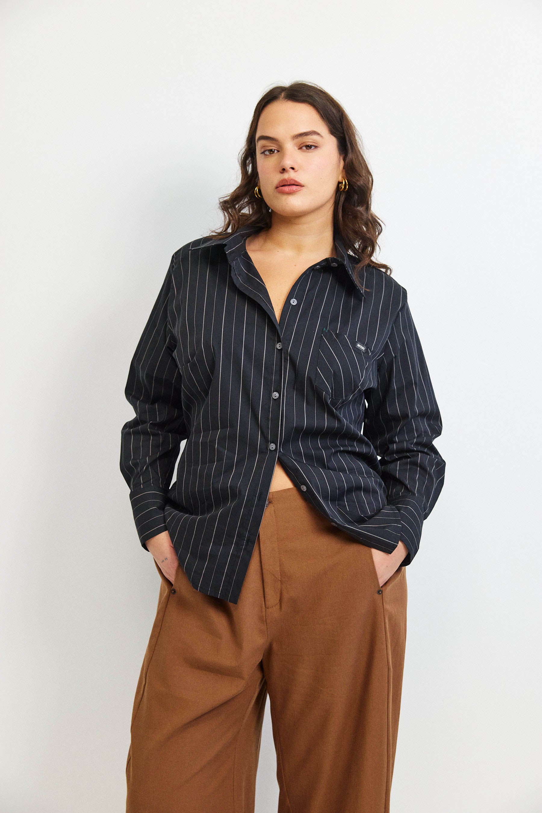 חולצת קאי פסים שחור