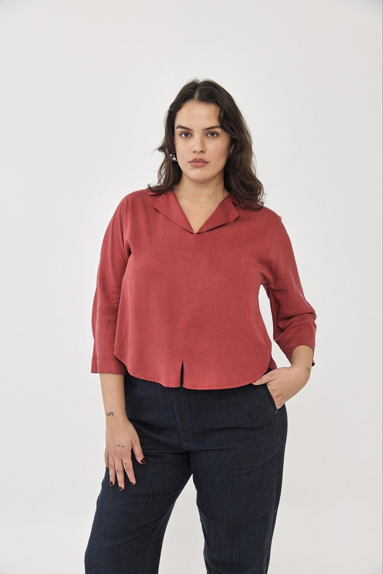 LONG ALLEN Shirt W25 (2-4) -Red