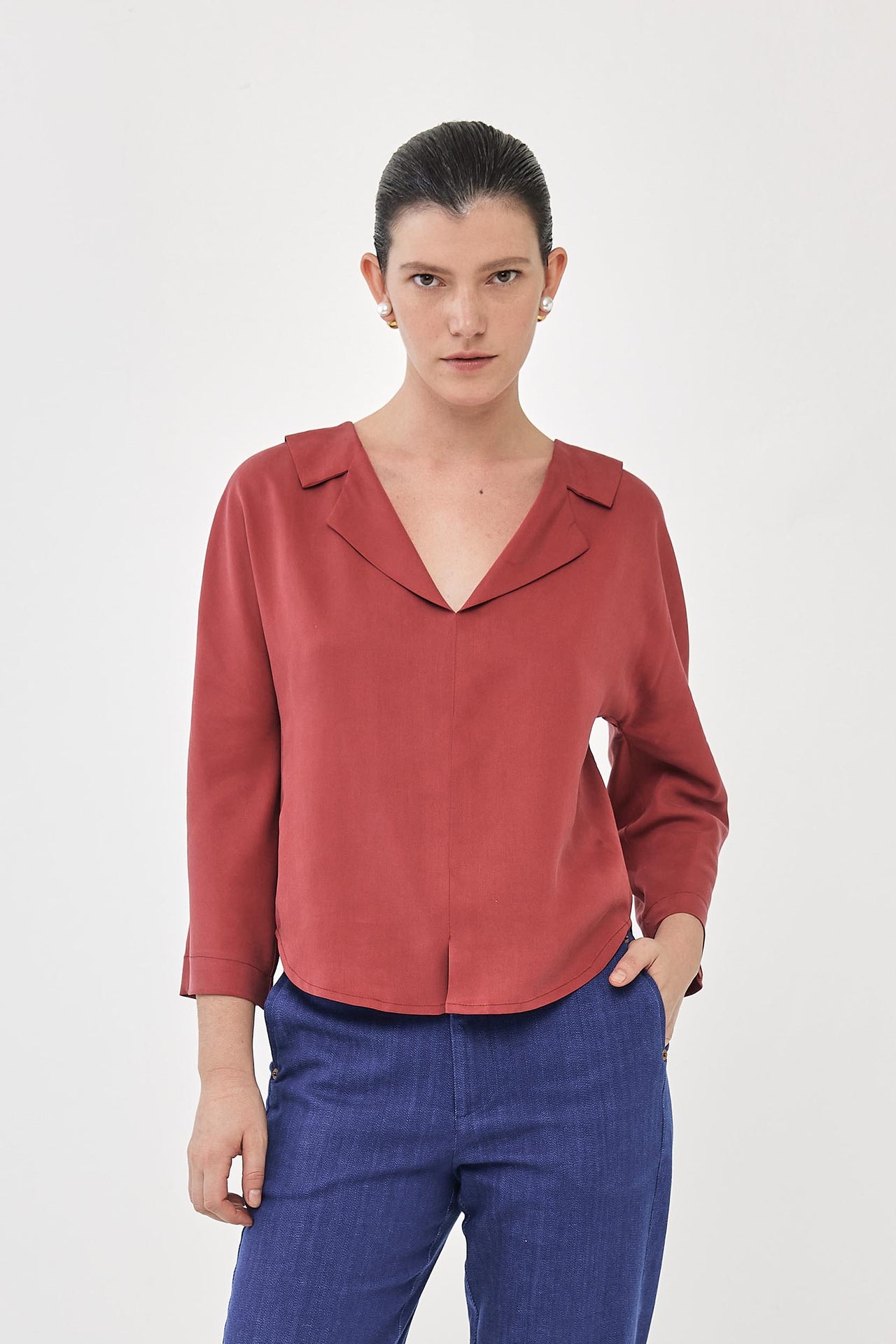 LONG ALLEN Shirt W25 (0-1) - Red