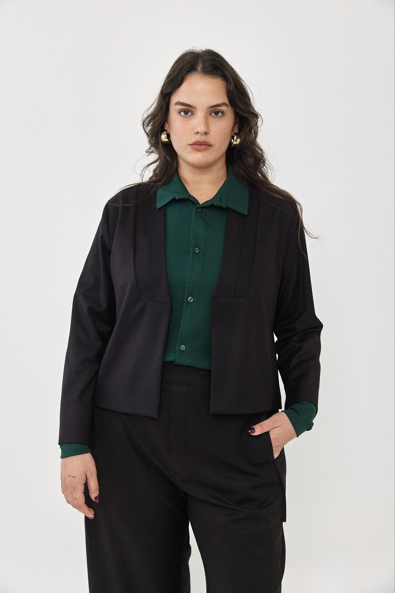 POLLYANNA Light Jacket W25 (L-XXL) - Black