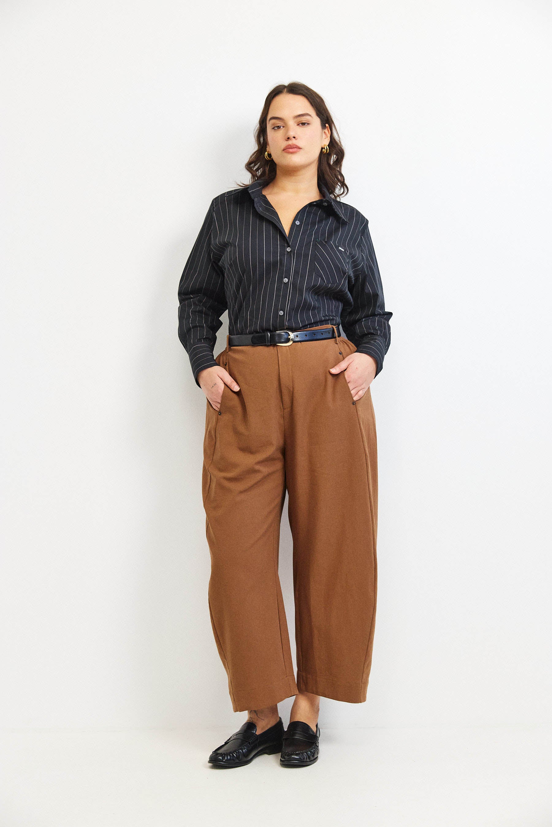 מכנסי ג׳סמין דריל חום