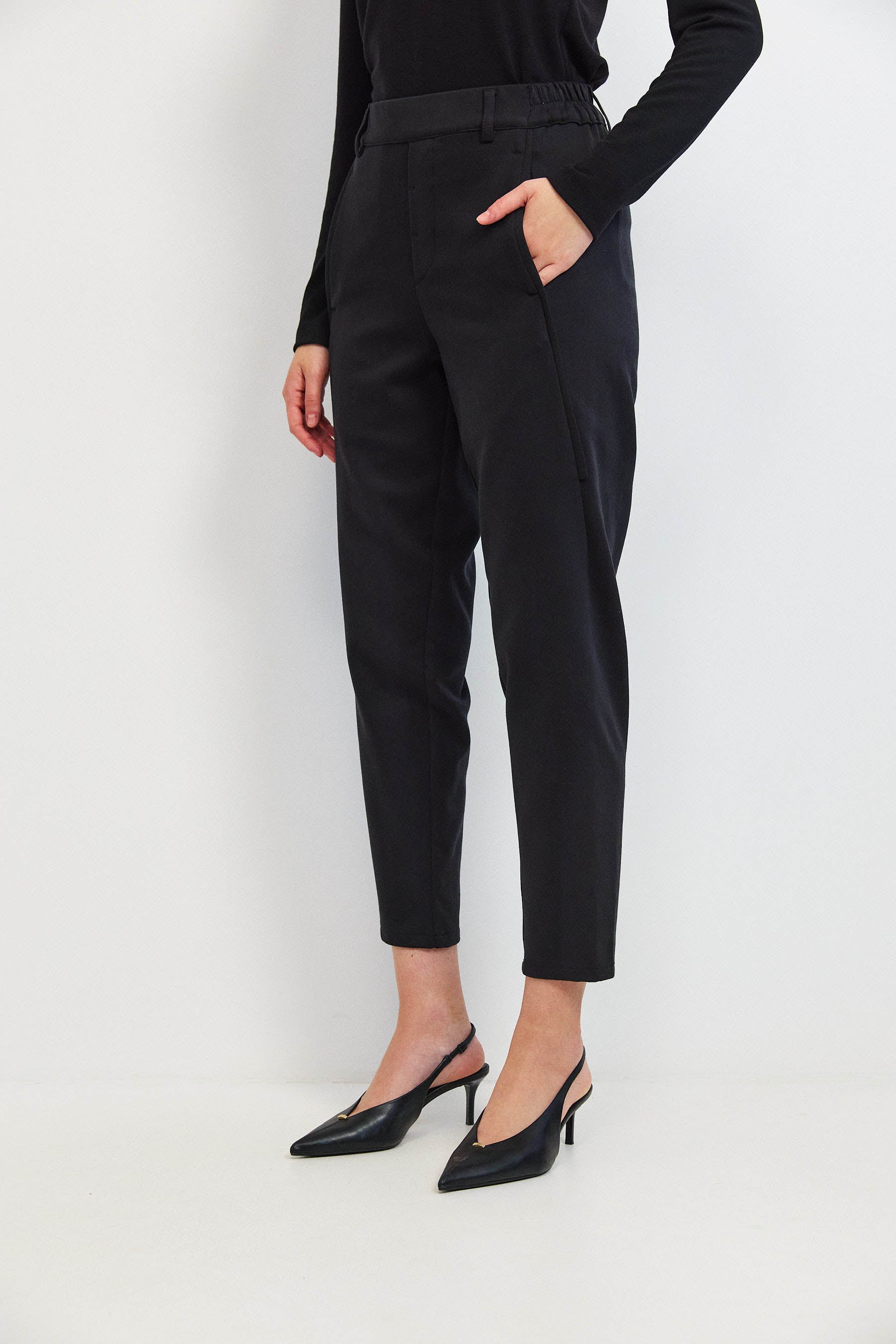 מכנסי מקס קומפורט שחור