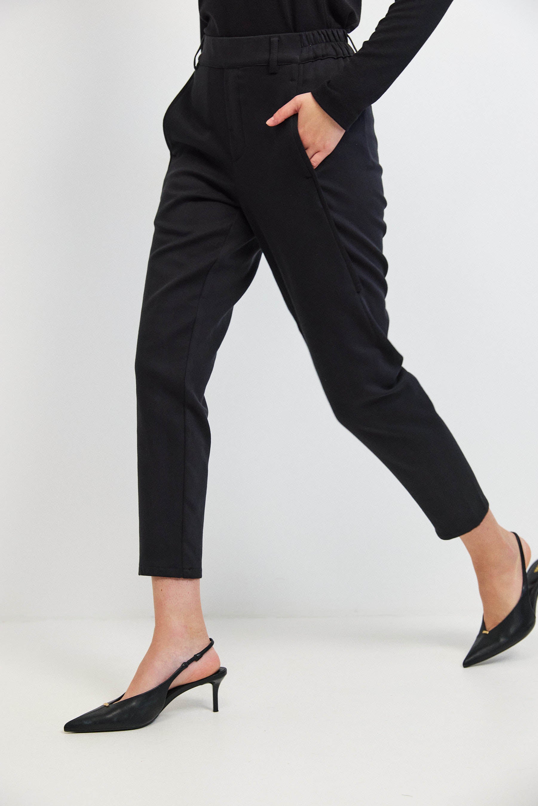 מכנסי מקס קומפורט שחור