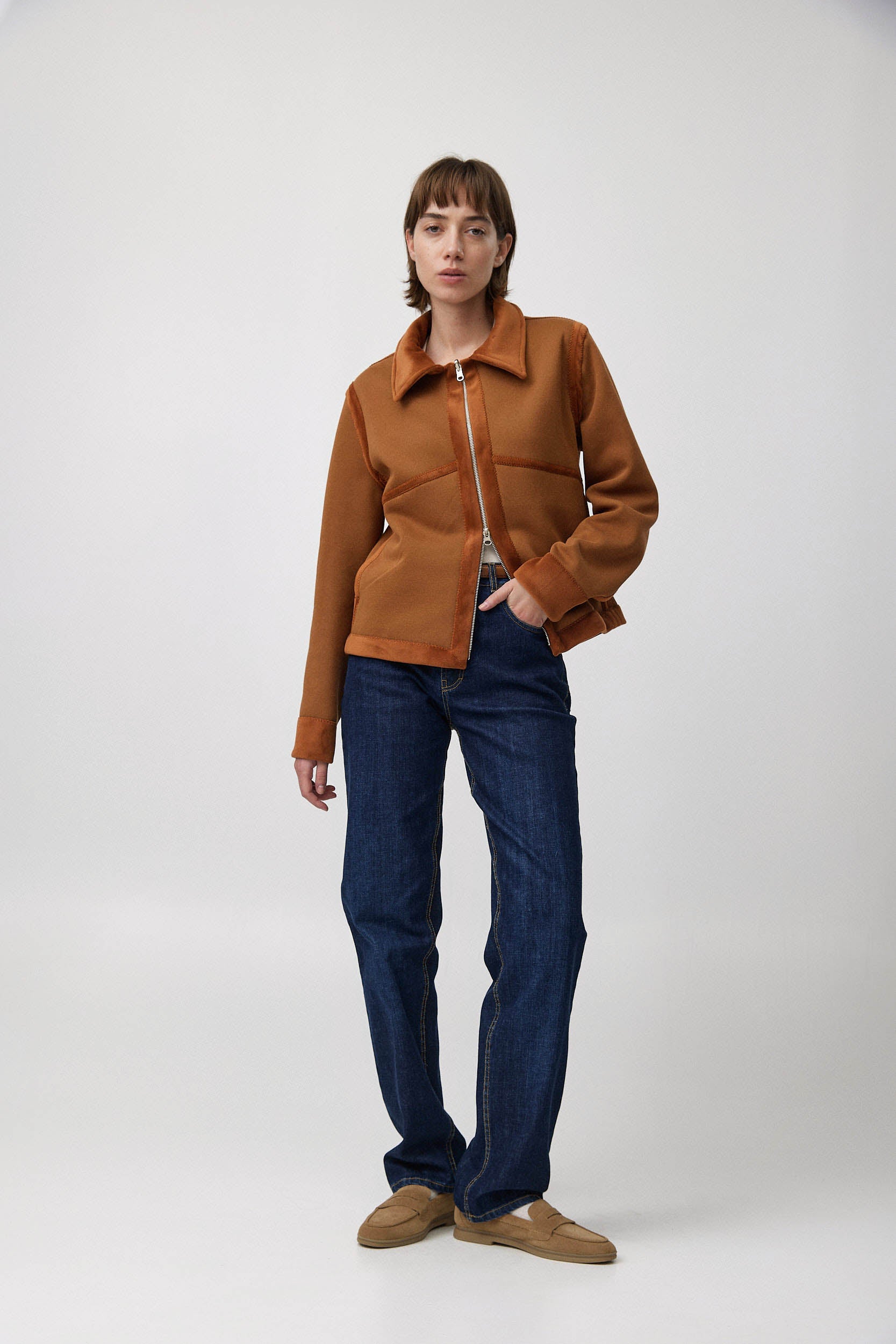 ג׳קט דו צדדי פליפ חלודה