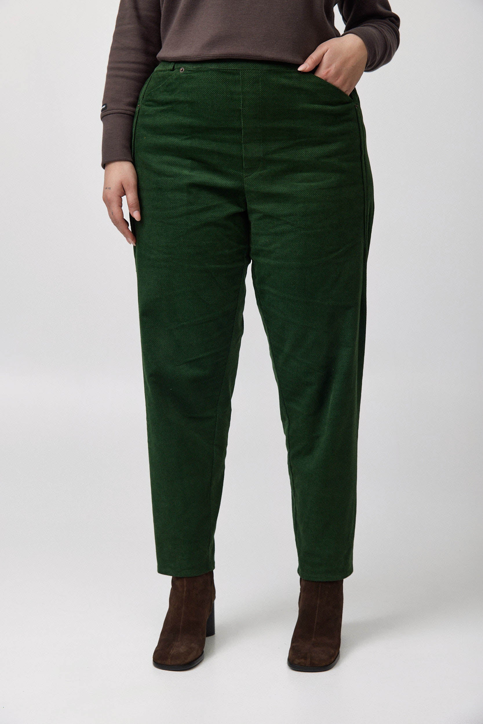 MARTIN Corduroy Pants W25 - Bottle Green