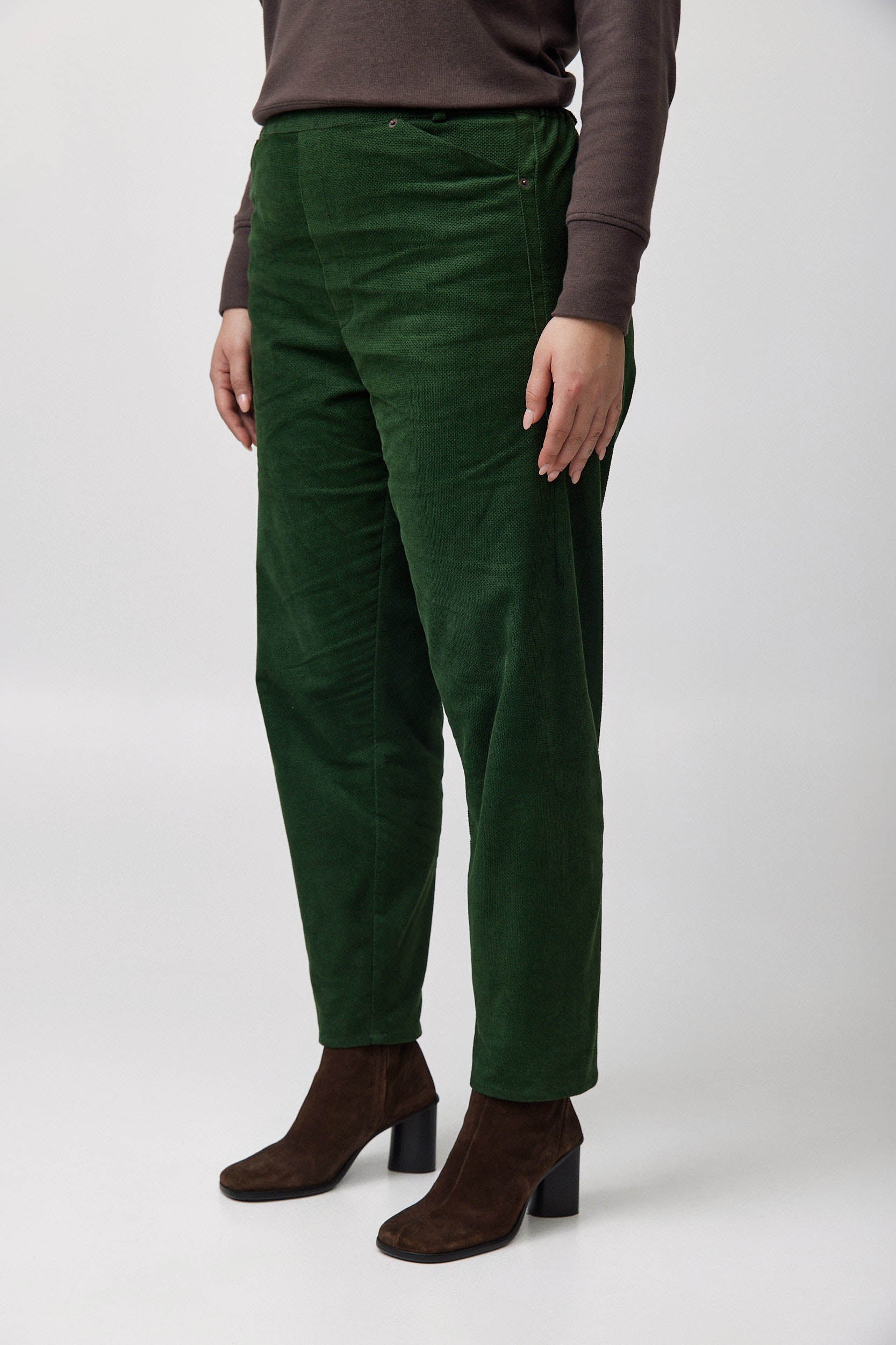 MARTIN Corduroy Pants W25 - Bottle Green