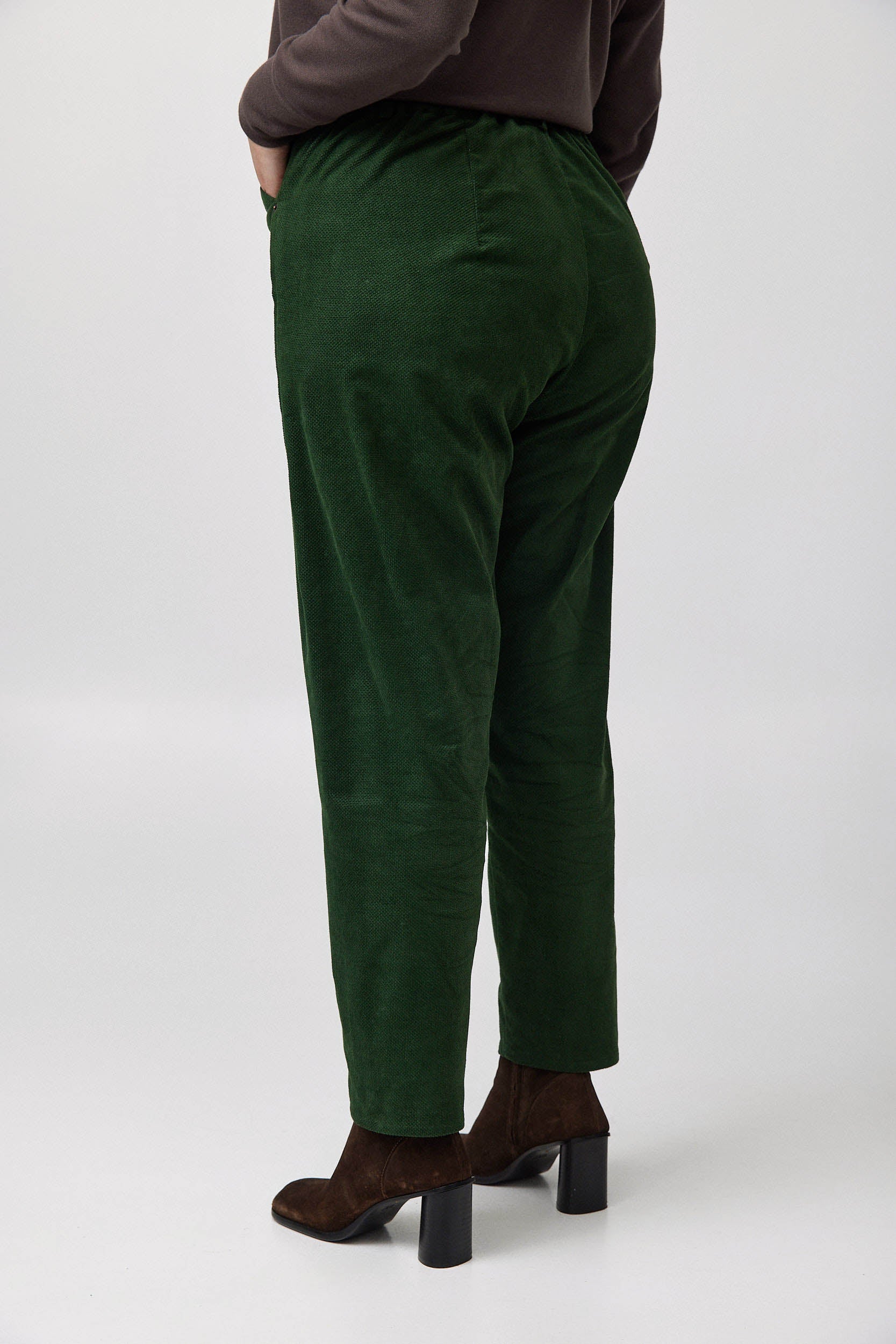 MARTIN Corduroy Pants W25 - Bottle Green