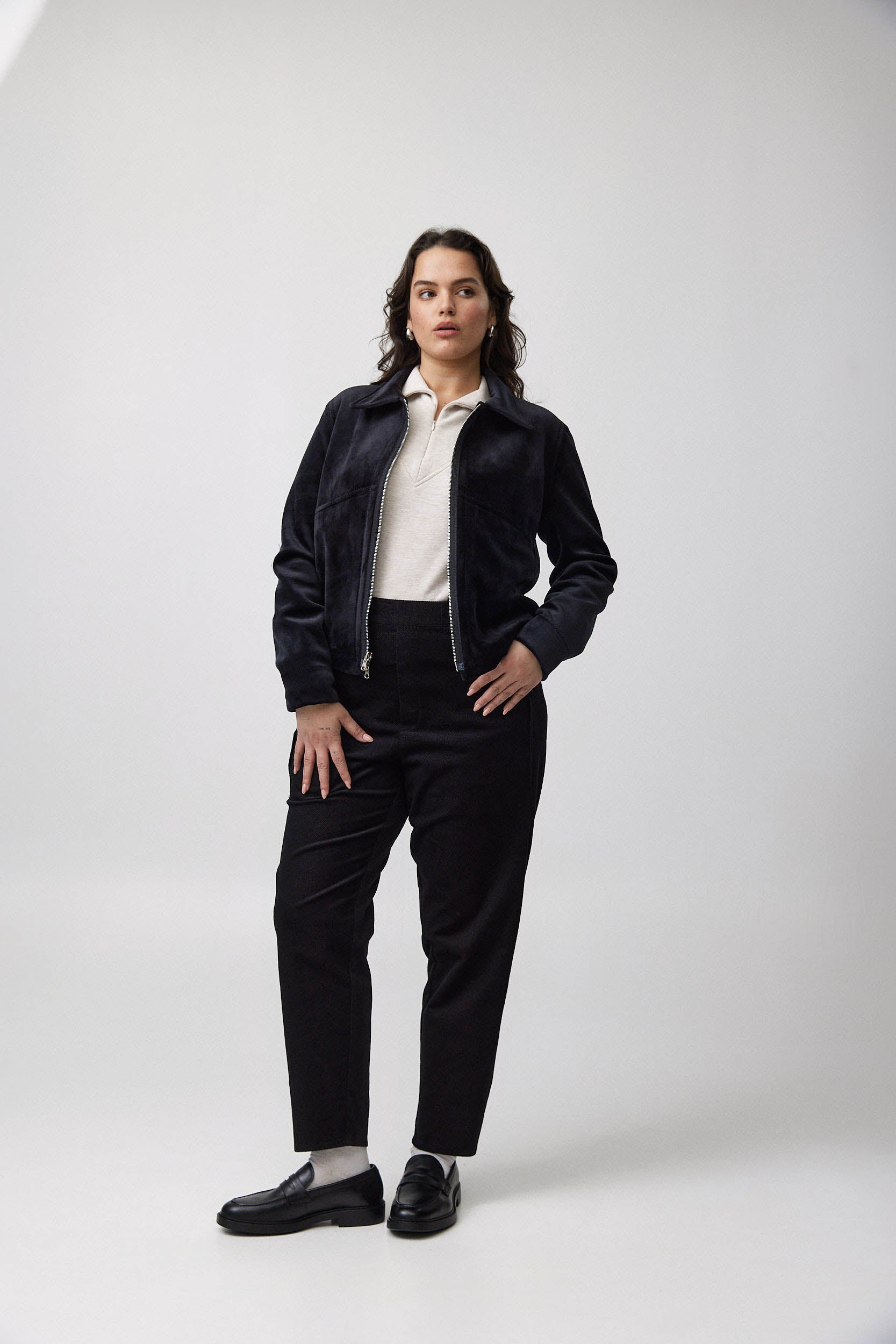 MARTIN Corduroy Pants W25 - Black