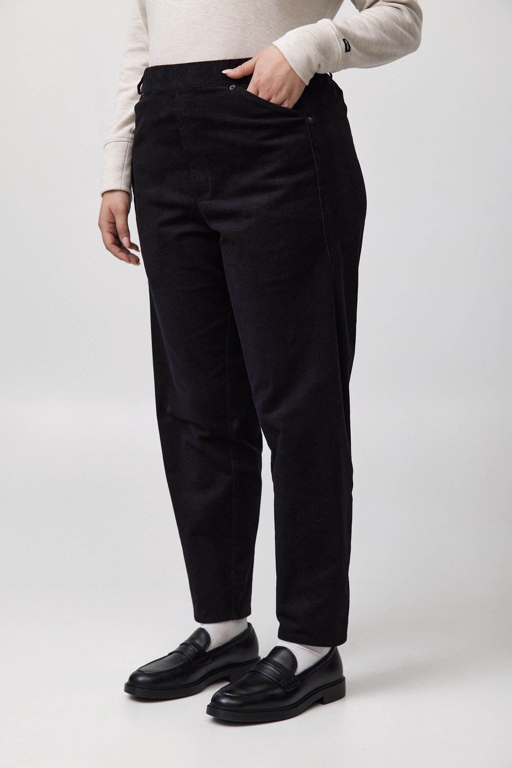 MARTIN Corduroy Pants W25 - Black