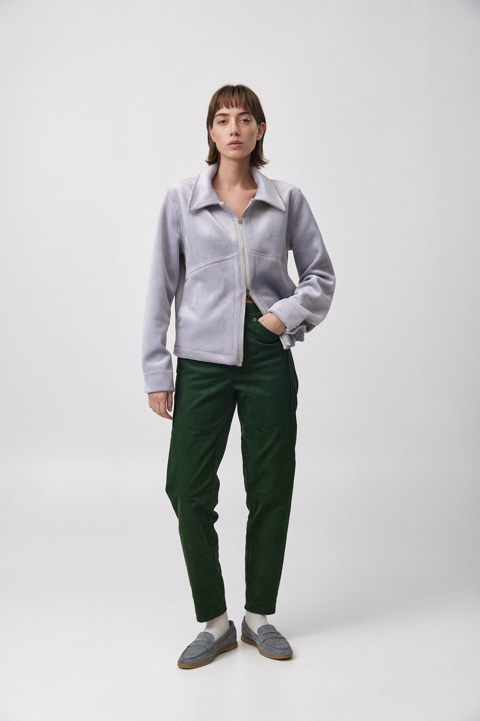 MARTIN Corduroy Pants W25 - Bottle Green