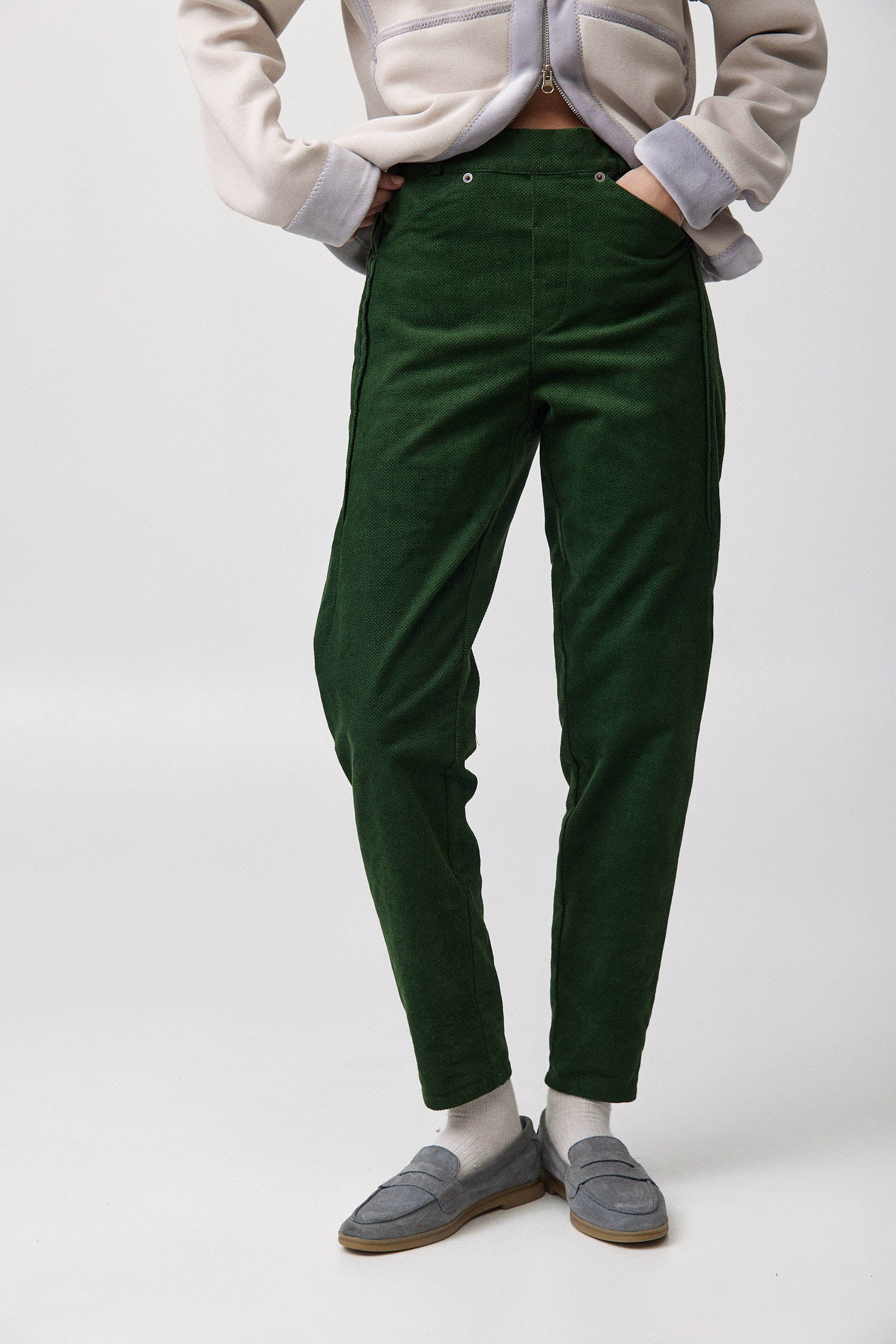 MARTIN Corduroy Pants W25 - Bottle Green