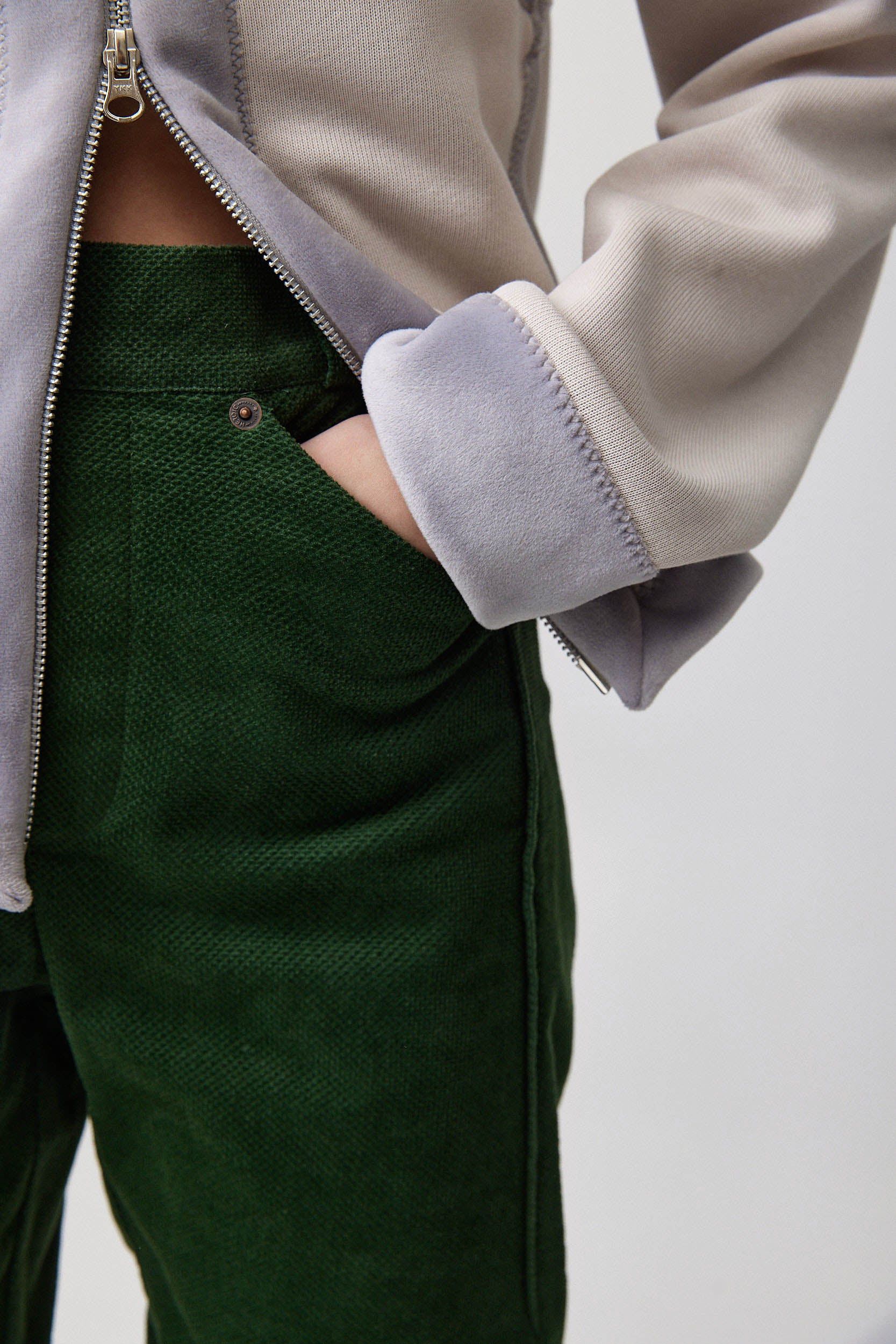 MARTIN Corduroy Pants W25 - Bottle Green