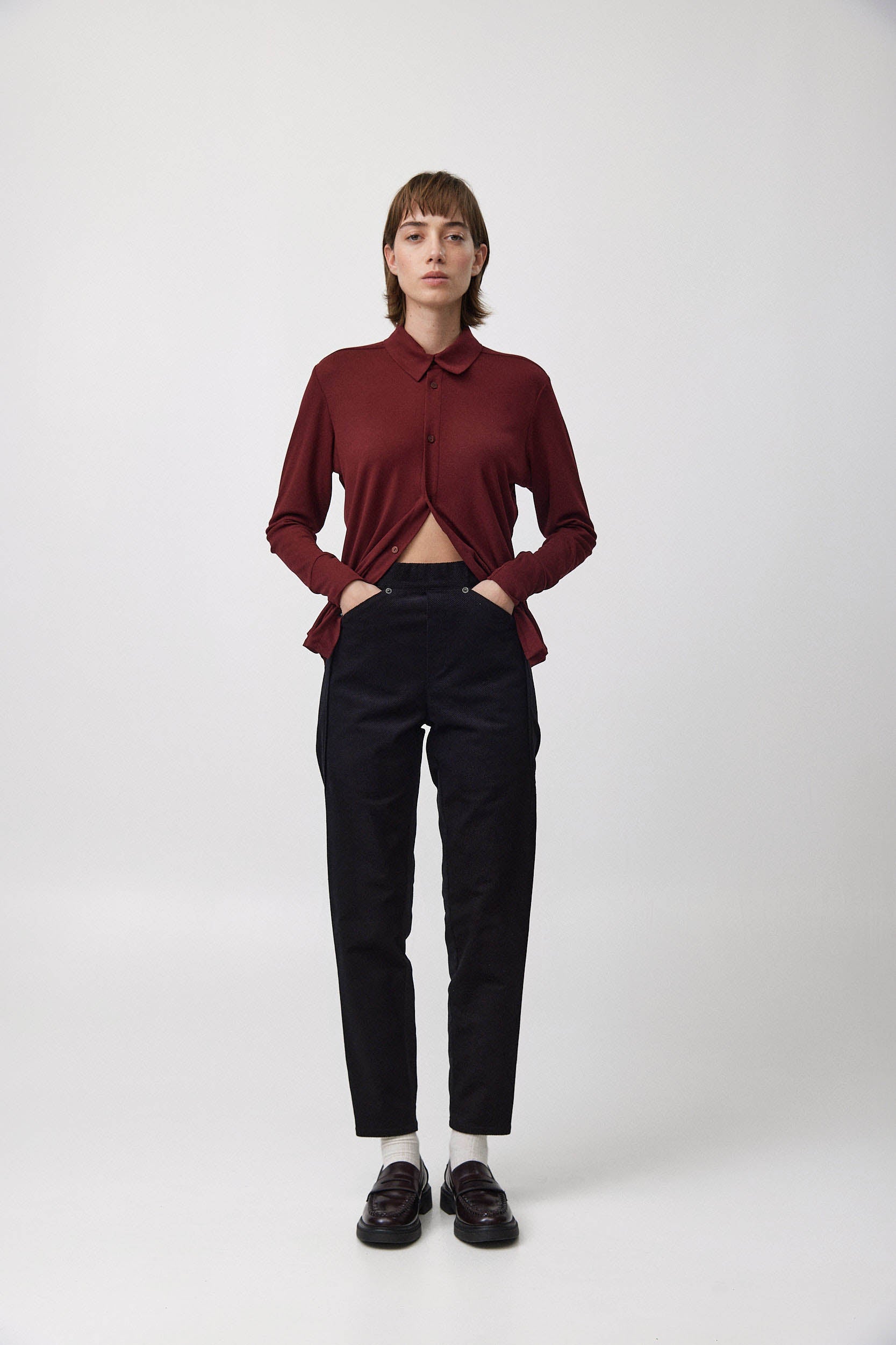 MARTIN Corduroy Pants W25 - Black