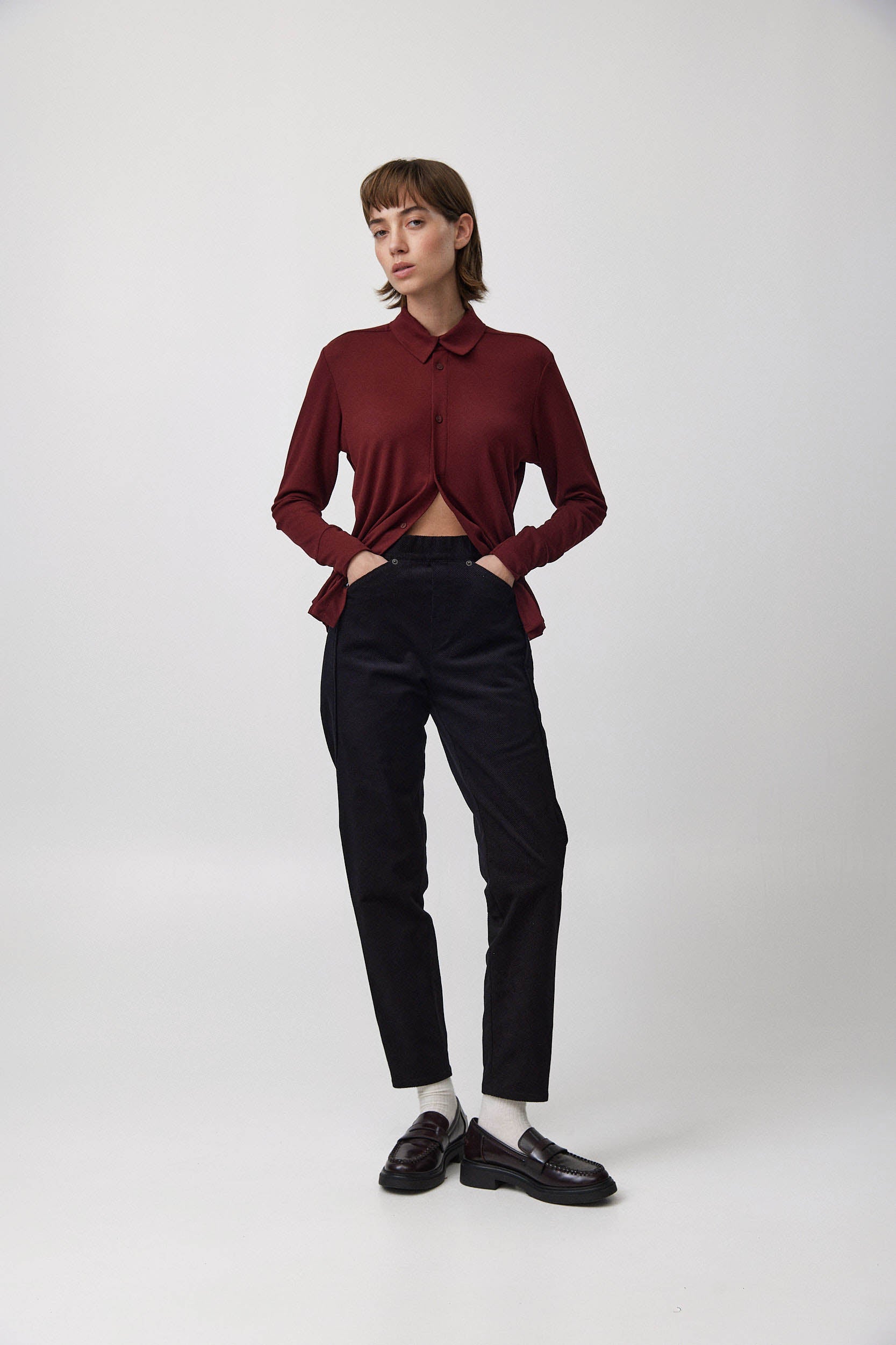 MARTIN Corduroy Pants W25 - Black