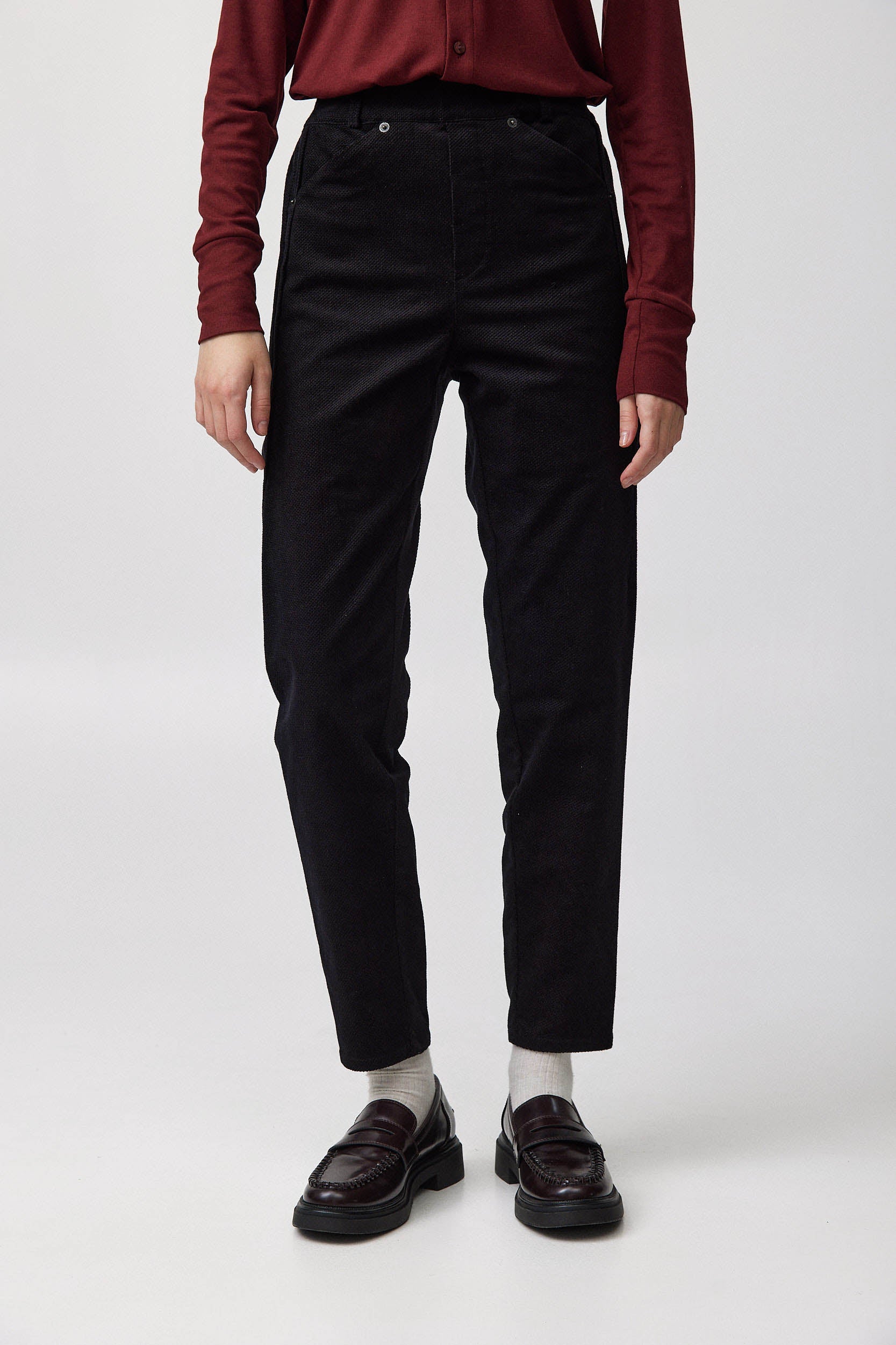 MARTIN Corduroy Pants W25 - Black