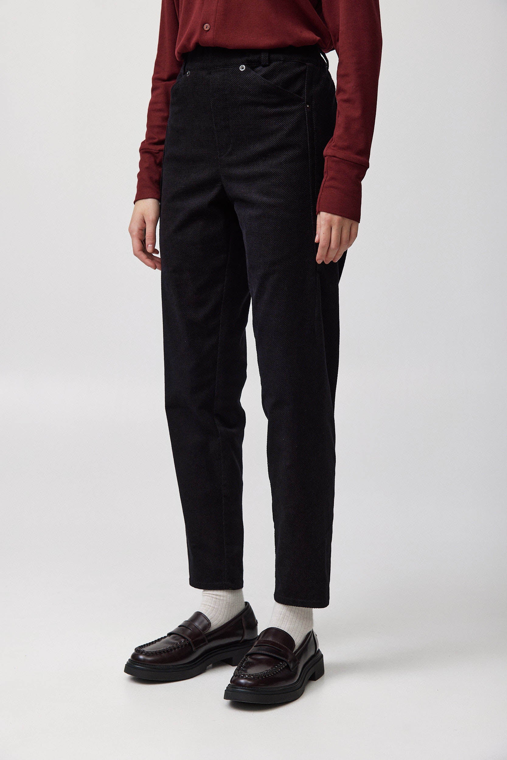 MARTIN Corduroy Pants W25 - Black
