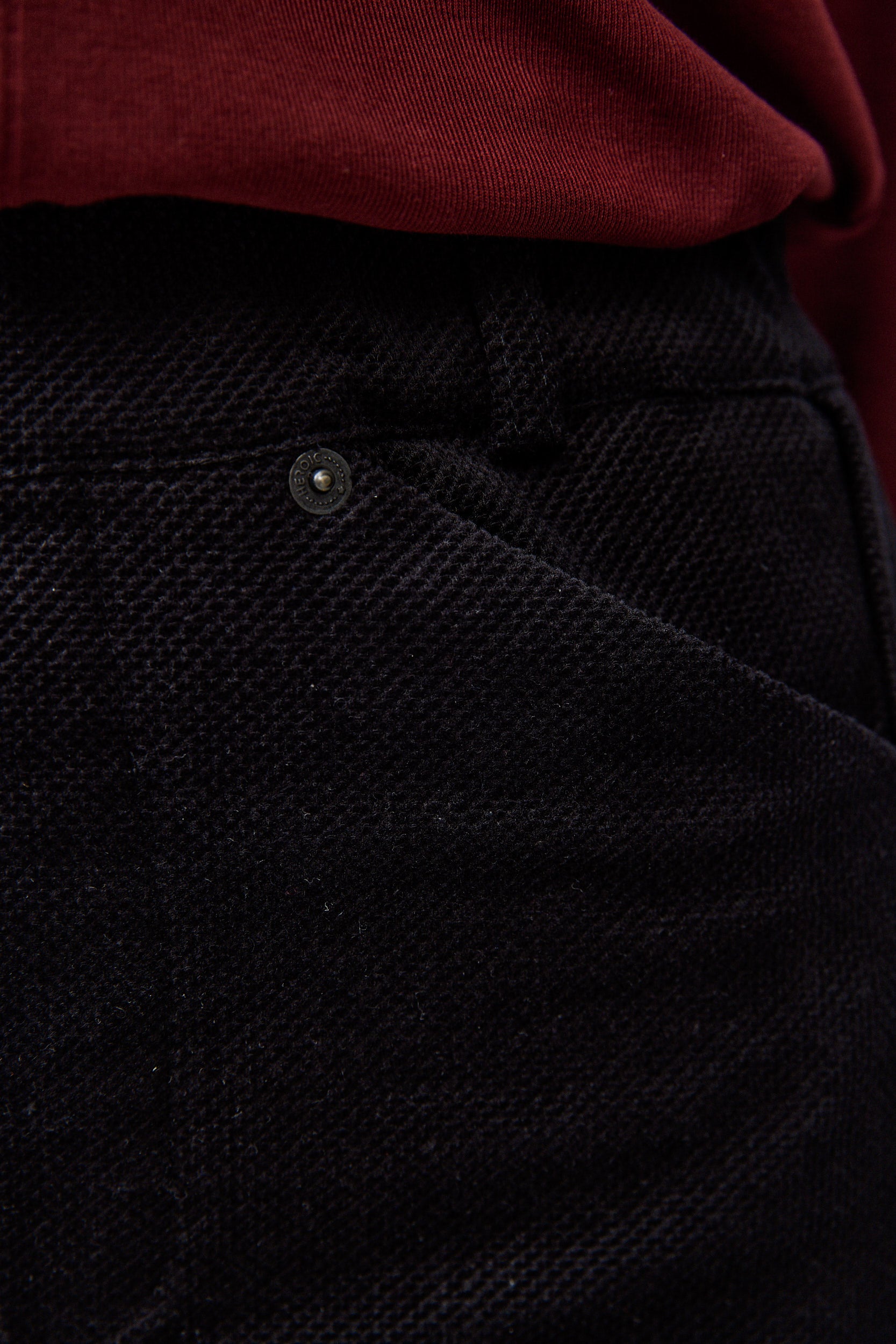 MARTIN Corduroy Pants W25 - Black