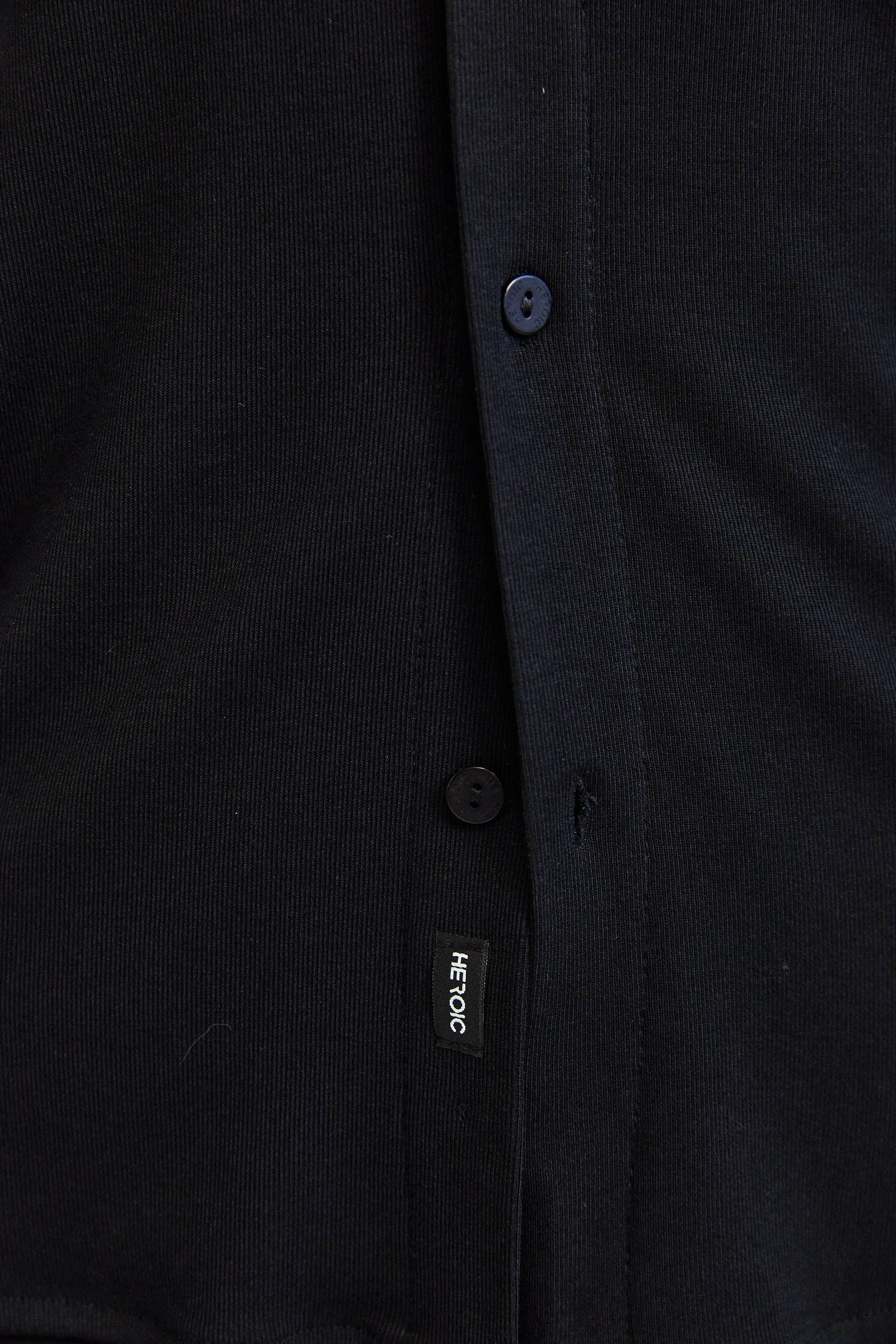 חולצת פָה סריג שחור